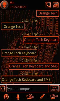 Orange Tech sms android App screenshot 4