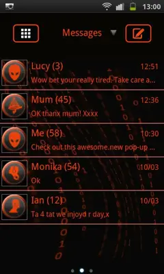 Orange Tech sms android App screenshot 5